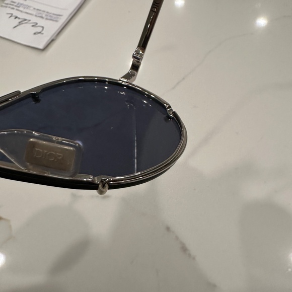 WOMEN CHRISTION DIOR SUNGLASSES AVIATOR STYLE - Picture 5 of 6